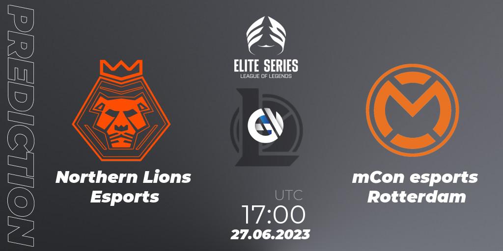 Northern Lions Esports - mCon esports Rotterdam: прогноз. 27.06.23, LoL, Elite Series Summer 2023
