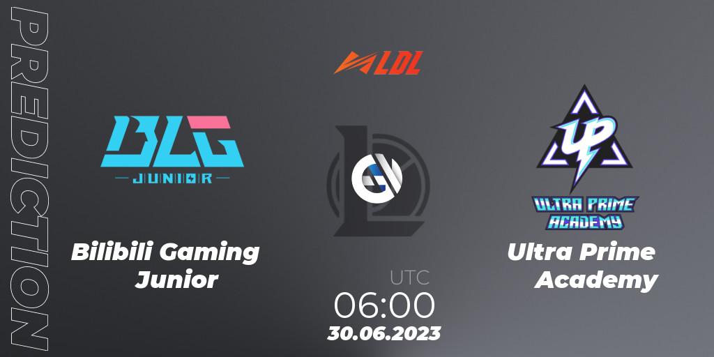 Bilibili Gaming Junior - Ultra Prime Academy: прогноз. 30.06.2023 at 06:00, LoL, LDL 2023 - Regular Season - Stage 3