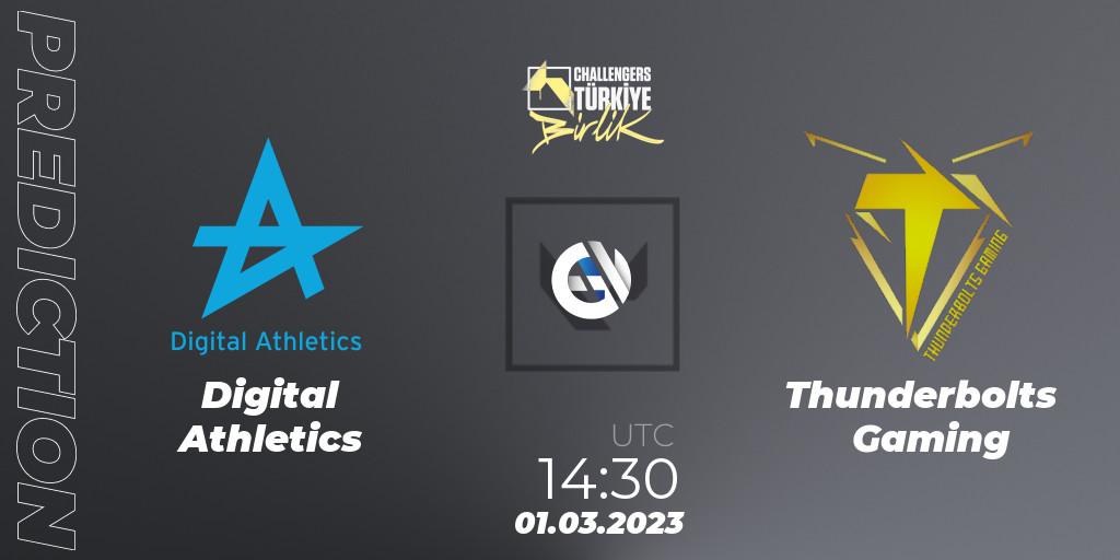 Digital Athletics - Thunderbolts Gaming: прогноз. 01.03.23, VALORANT, VALORANT Challengers 2023 Turkey: Birlik Split 1