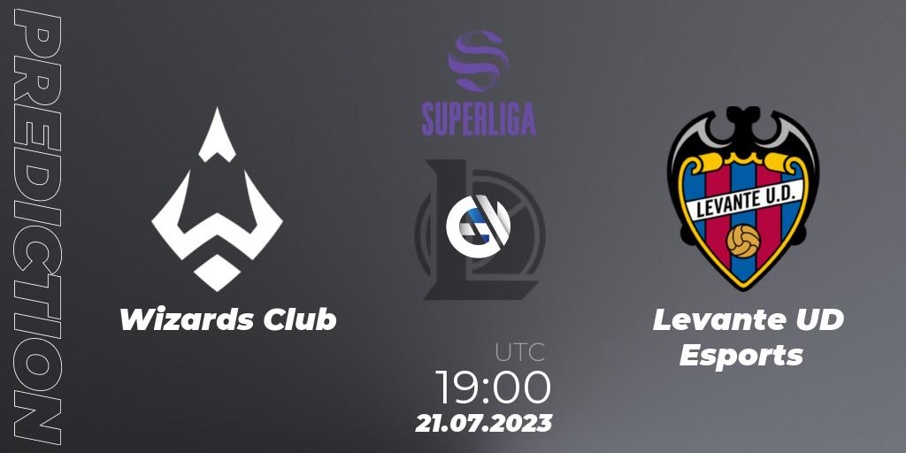 Wizards Club - Levante UD Esports: прогноз. 21.07.2023 at 19:00, LoL, LVP Superliga 2nd Division 2023 Summer