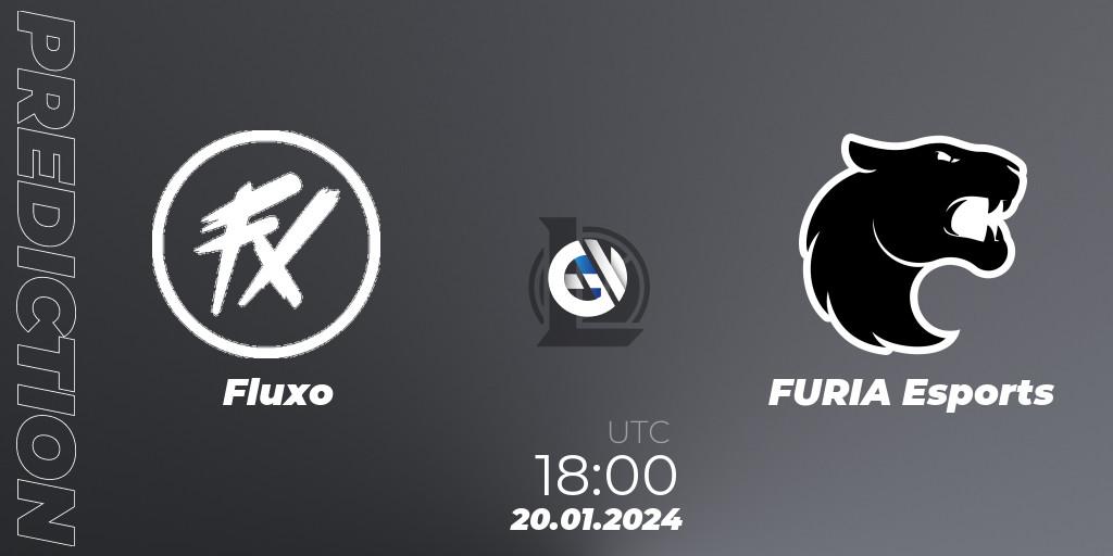 Fluxo - FURIA Esports: прогноз. 20.01.2024 at 18:00, LoL, CBLOL Split 1 2024 - Group Stage