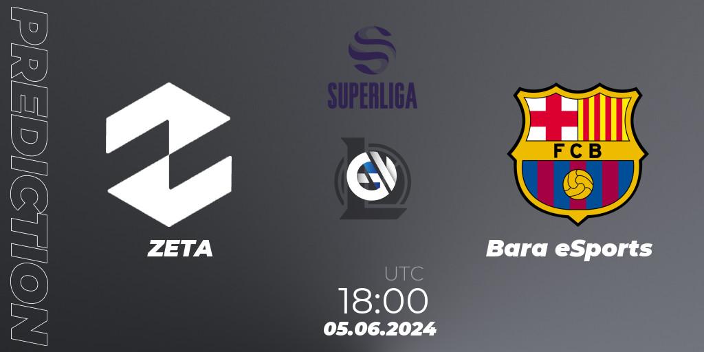 ZETA - Barça eSports: прогноз. 05.06.2024 at 18:00, LoL, LVP Superliga Summer 2024