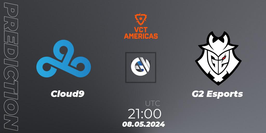 Cloud9 - G2 Esports: прогноз. 08.05.2024 at 21:00, VALORANT, VCT 2024: Americas League - Stage 1