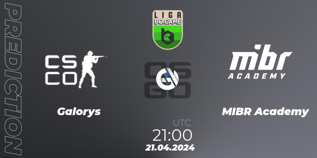 Galorys - MIBR Academy: прогноз. 21.04.24, CS2 (CS:GO), Dust2 Brasil Liga Season 3: Open Qualifier