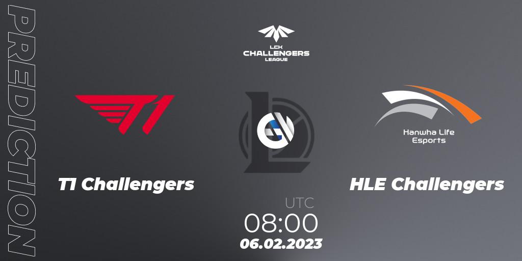 T1 Challengers - HLE Challengers: прогноз. 06.02.23, LoL, LCK Challengers League 2023 Spring
