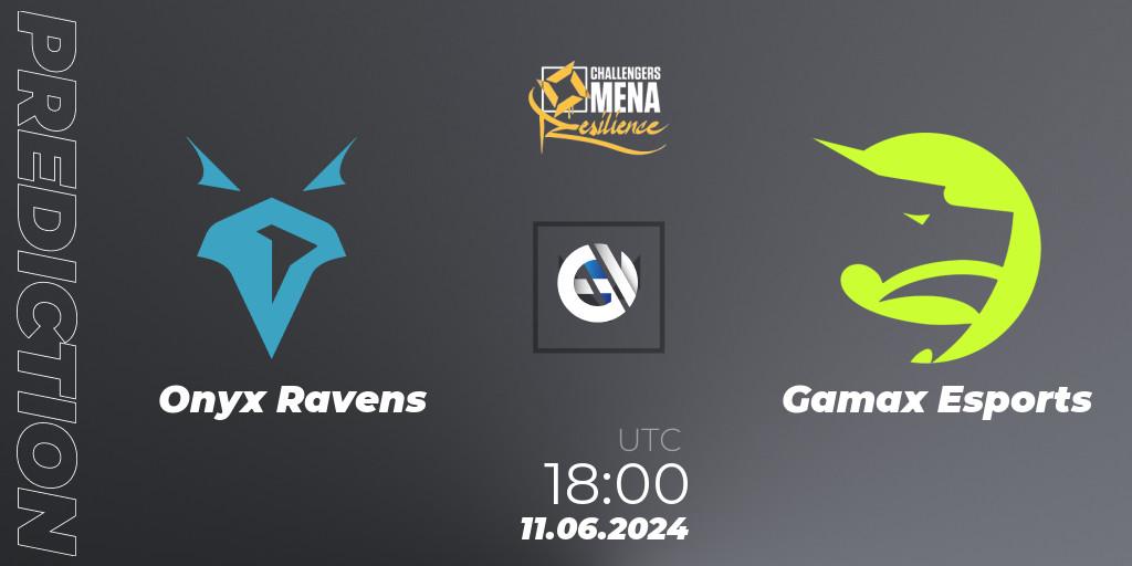 Onyx Ravens - Gamax Esports: прогноз. 11.06.2024 at 18:00, VALORANT, VALORANT Challengers 2024 MENA: Resilience Split 2 - Levant and North Africa