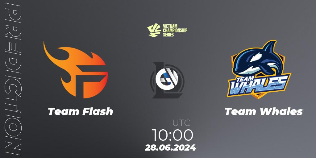 Team Flash - Team Whales: прогноз. 03.08.2024 at 10:00, LoL, VCS Summer 2024 - Group Stage