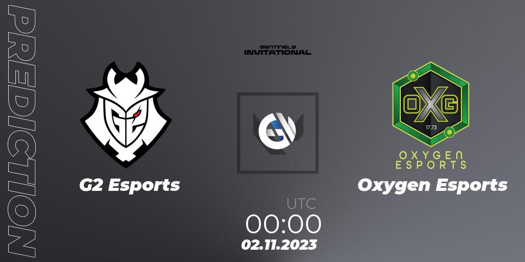 G2 Esports - Oxygen Esports: прогноз. 02.11.23, VALORANT, Sentinels Invitational