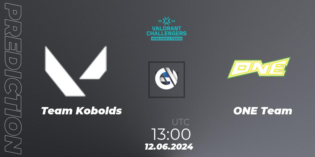 Team Kobolds - ONE Team: прогноз. 12.06.2024 at 14:30, VALORANT, VALORANT Challengers Hong Kong and Taiwan 2024: Split 2