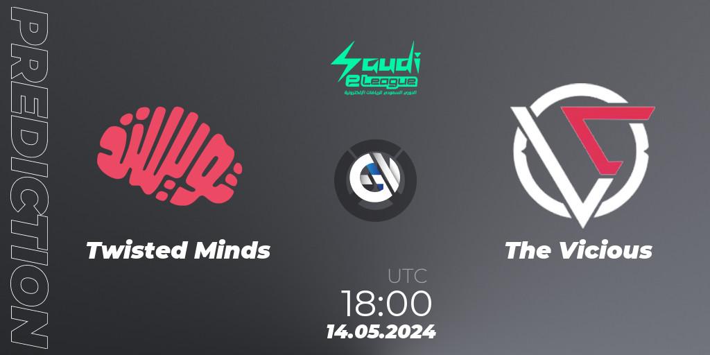 Twisted Minds - The Vicious: прогноз. 15.05.2024 at 19:00, Overwatch, Saudi eLeague 2024 - Major 2 Phase 1