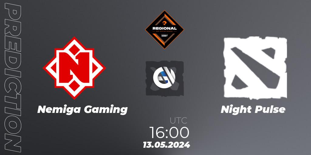 Nemiga Gaming - Night Pulse: прогноз. 13.05.2024 at 16:30, Dota 2, RES Regional Series: EU #2