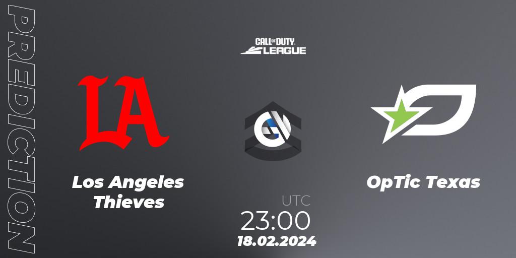 Los Angeles Thieves - OpTic Texas: прогноз. 18.02.24, Call of Duty, Call of Duty League 2024: Stage 2 Major Qualifiers