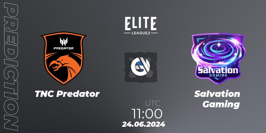 TNC Predator - Salvation Gaming: прогноз. 24.06.2024 at 11:00, Dota 2, Elite League Season 2: Southeast Asia Closed Qualifier