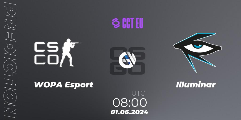 WOPA Esport - Illuminar: прогноз. 01.06.2024 at 08:00, Counter-Strike (CS2), CCT Season 2 Europe Series 5 Closed Qualifier