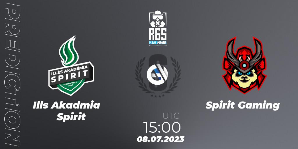 Illés Akadémia Spirit - Spirit Gaming: прогноз. 08.07.2023 at 10:00, Rainbow Six, Magyar Nemzeti E-sport Bajnokság: Season 5