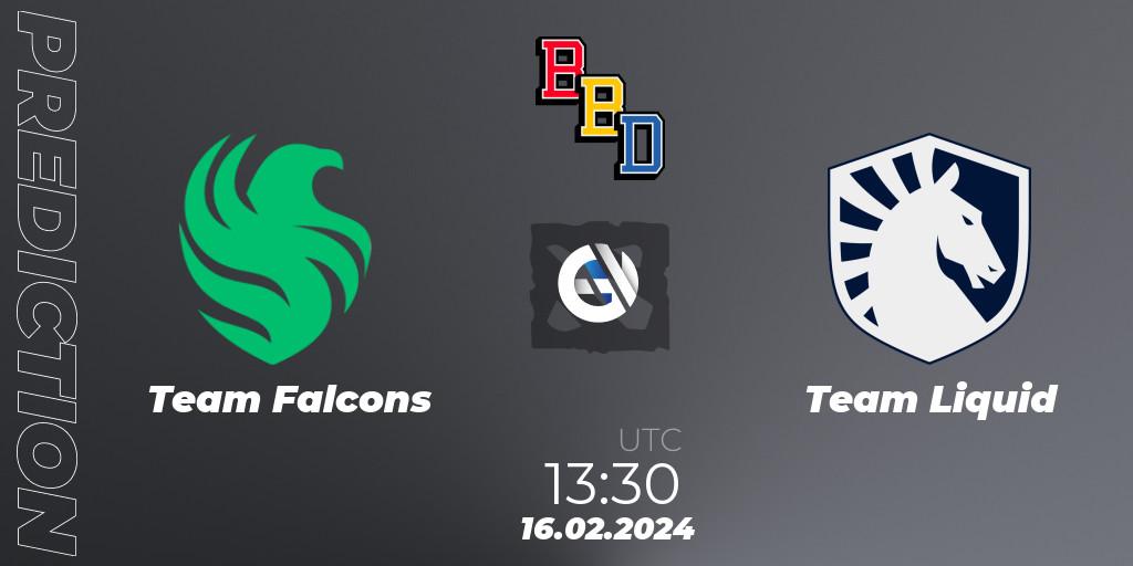 Team Falcons - Team Liquid: прогноз. 16.02.2024 at 13:22, Dota 2, BetBoom Dacha Dubai 2024