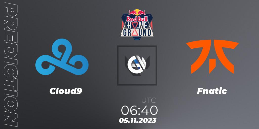 Cloud9 - Fnatic: прогноз. 05.11.2023 at 06:40, VALORANT, Red Bull Home Ground #4