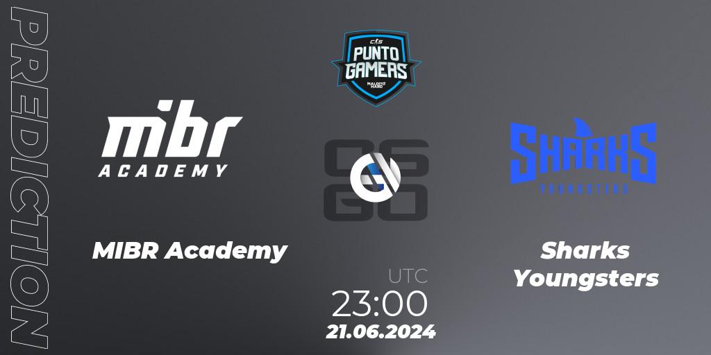 MIBR Academy - Sharks Youngsters: прогноз. 21.06.2024 at 23:00, Counter-Strike (CS2), Punto Gamers Cup 2024