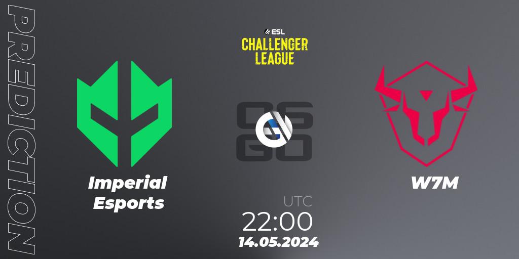 Imperial Esports - W7M: прогноз. 15.05.2024 at 00:00, Counter-Strike (CS2), ESL Challenger League Season 47: South America