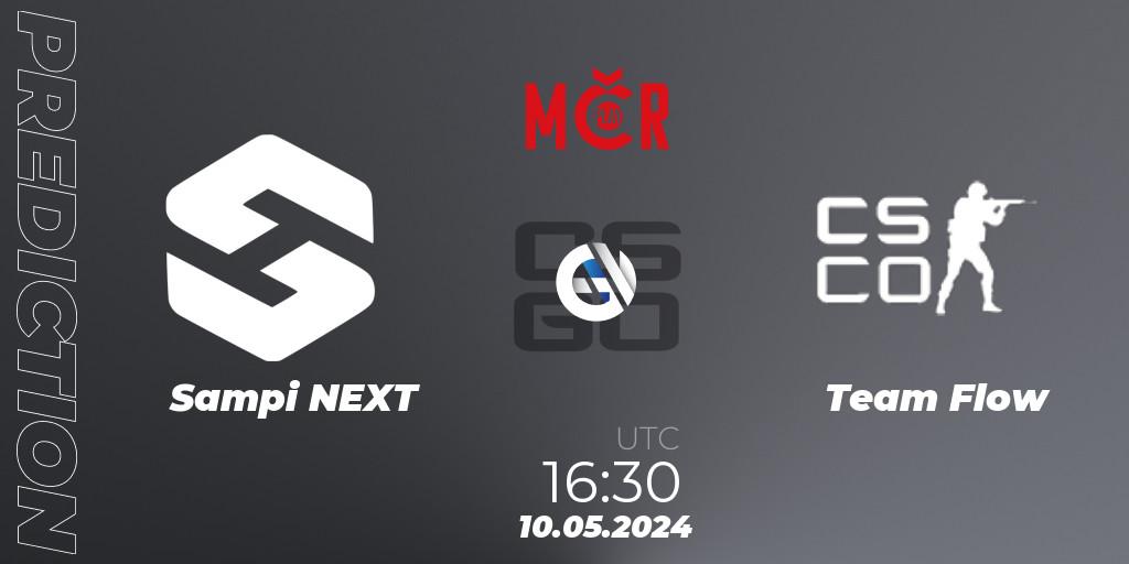 Sampi NEXT - Team Flow: прогноз. 10.05.2024 at 16:30, Counter-Strike (CS2), Tipsport Cup Spring 2024: Closed Qualifier