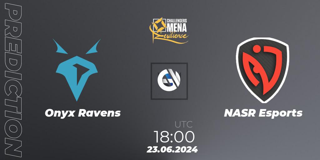 Onyx Ravens - NASR Esports: прогноз. 23.06.2024 at 18:30, VALORANT, VALORANT Challengers 2024 MENA: Resilience Split 2 - Levant and North Africa