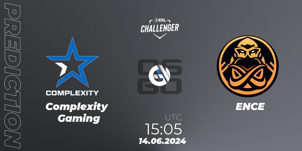 Complexity Gaming - ENCE: прогноз. 14.06.2024 at 15:30, Counter-Strike (CS2), ESL Challenger Jönköping 2024