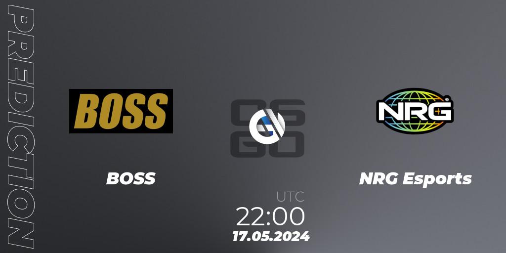BOSS - NRG Esports: прогноз. 17.05.2024 at 22:00, Counter-Strike (CS2), NA Revival Cup