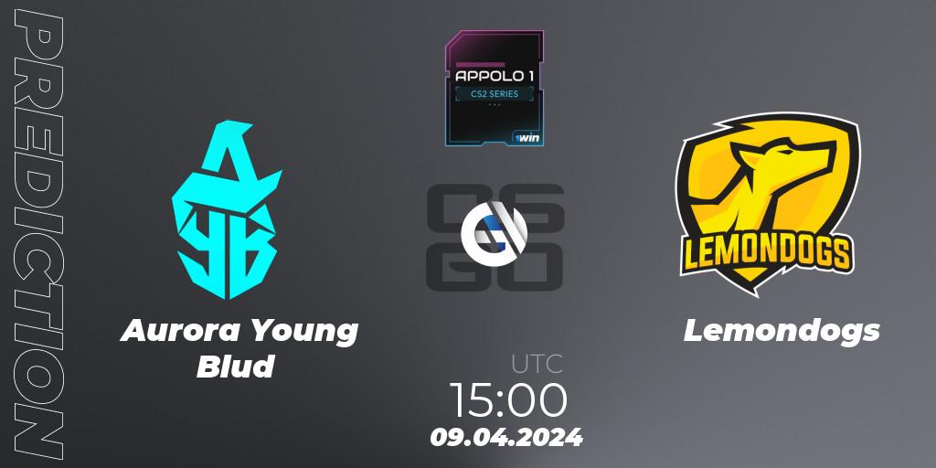 Aurora Young Blud - Lemondogs: прогноз. 09.04.2024 at 15:30, Counter-Strike (CS2), Appolo1 Series: Phase 1