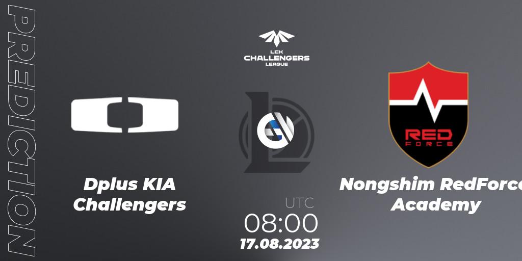Dplus KIA Challengers - Nongshim RedForce Academy: прогноз. 17.08.2023 at 08:00, LoL, LCK Challengers League 2023 Summer - Playoffs