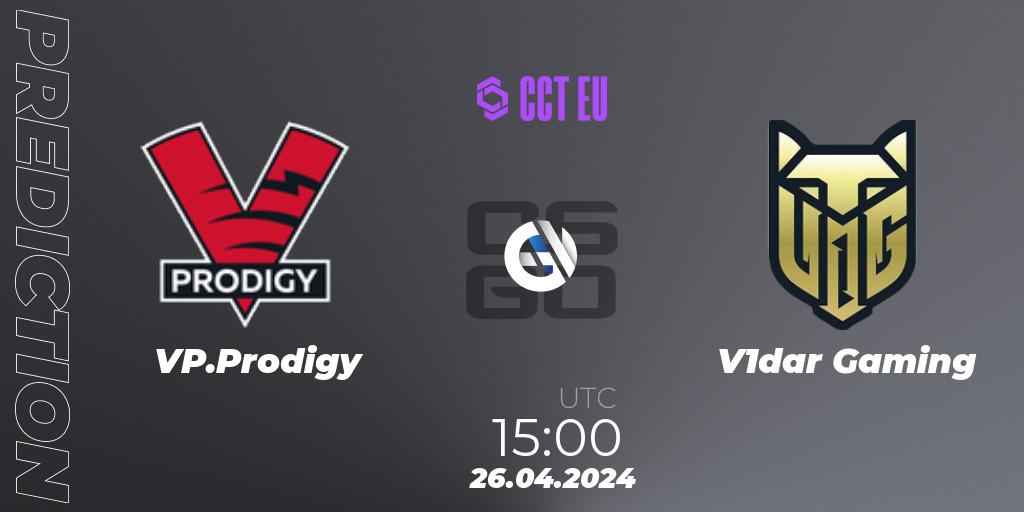 VP.Prodigy - V1dar Gaming: прогноз. 26.04.24, CS2 (CS:GO), CCT Season 2 Europe Series 2 Closed Qualifier