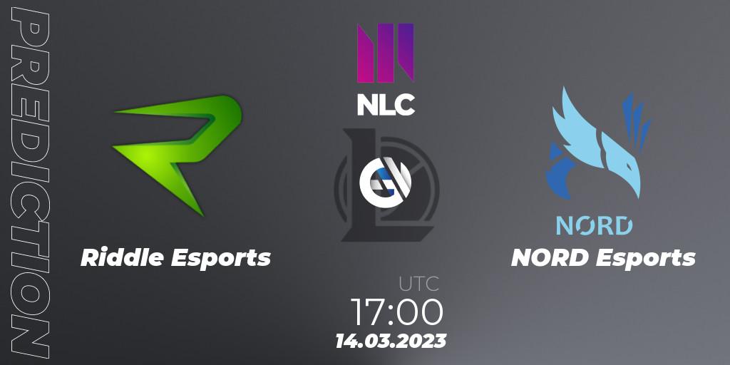 Riddle Esports - NORD Esports: прогноз. 14.03.23, LoL, NLC 1st Division Spring 2023