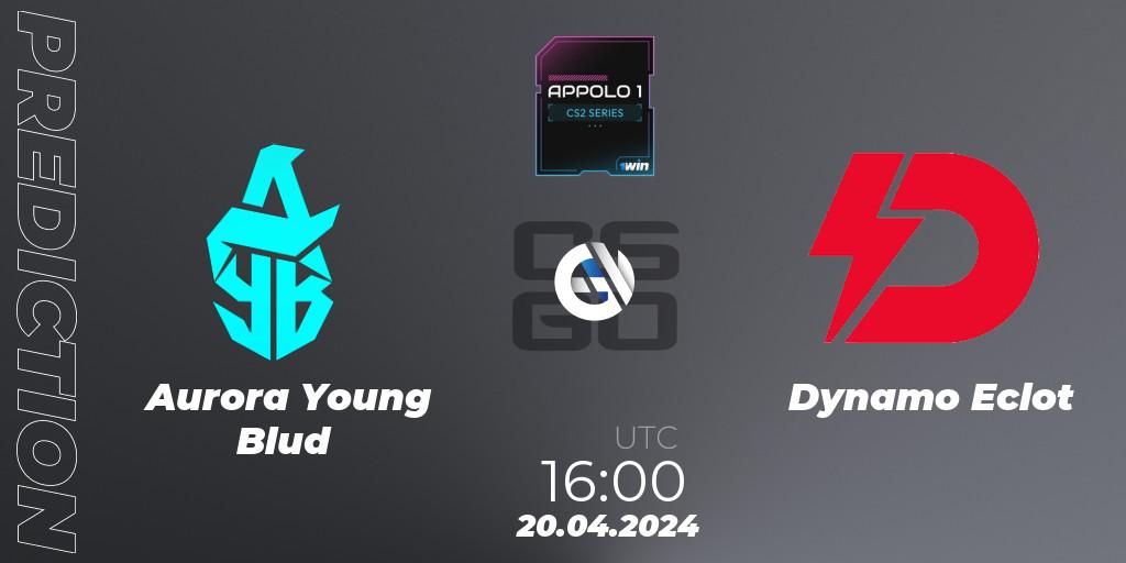 Aurora Young Blud - Dynamo Eclot: прогноз. 20.04.24, CS2 (CS:GO), Appolo1 Series: Phase 1