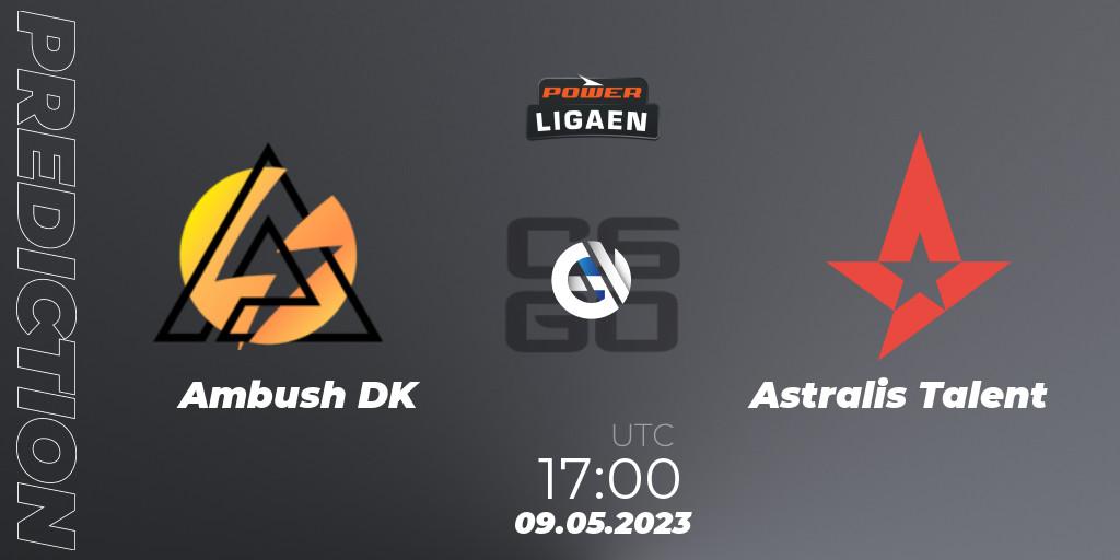 Ambush - Astralis Talent: прогноз. 09.05.2023 at 17:00, Counter-Strike (CS2), Dust2.dk Ligaen Season 23