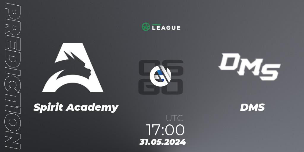 Spirit Academy - DMS: прогноз. 31.05.2024 at 17:00, Counter-Strike (CS2), ESEA Season 49: Advanced Division - Europe