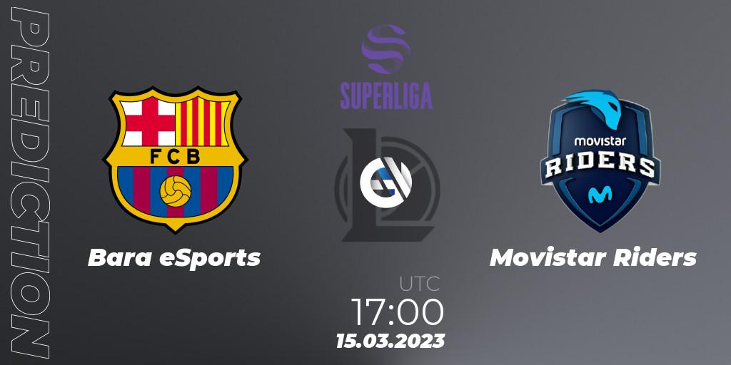 Barça eSports - Movistar Riders: прогноз. 15.03.23, LoL, LVP Superliga Spring 2023 - Playoffs