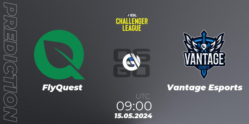 FlyQuest - Vantage Esports: прогноз. 15.05.2024 at 09:00, Counter-Strike (CS2), ESL Challenger League Season 47: Oceania