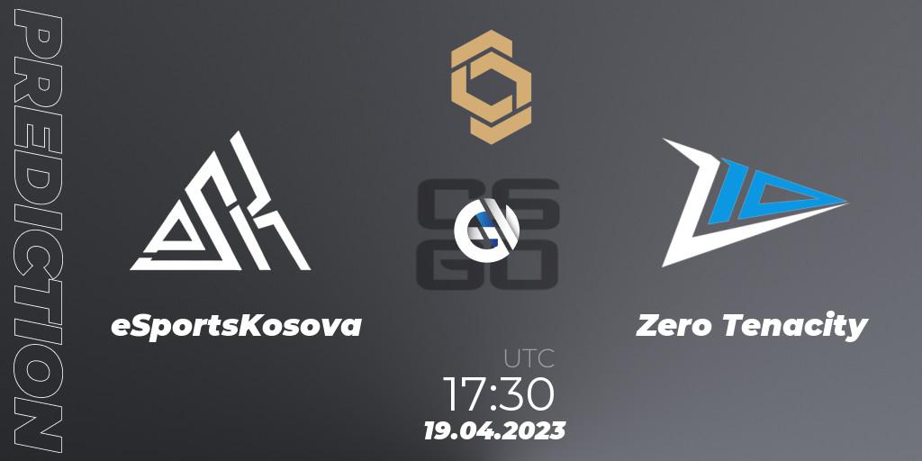 eSportsKosova - Zero Tenacity: прогноз. 19.04.2023 at 17:30, Counter-Strike (CS2), CCT South Europe Series #4: Closed Qualifier