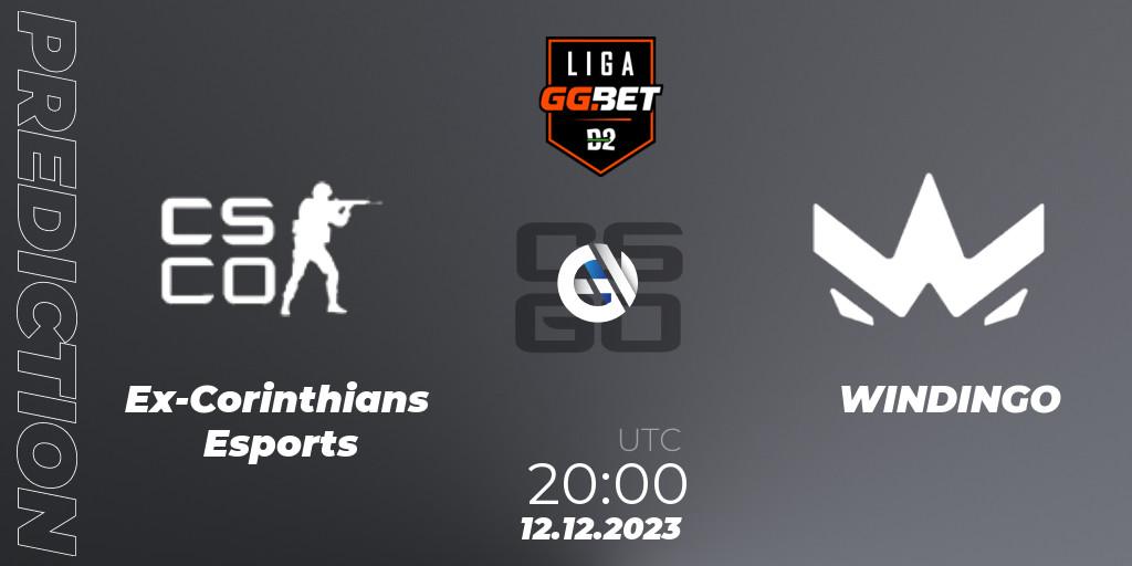 Ex-Corinthians Esports - WINDINGO: прогноз. 12.12.23, CS2 (CS:GO), Dust2 Brasil Liga Season 2