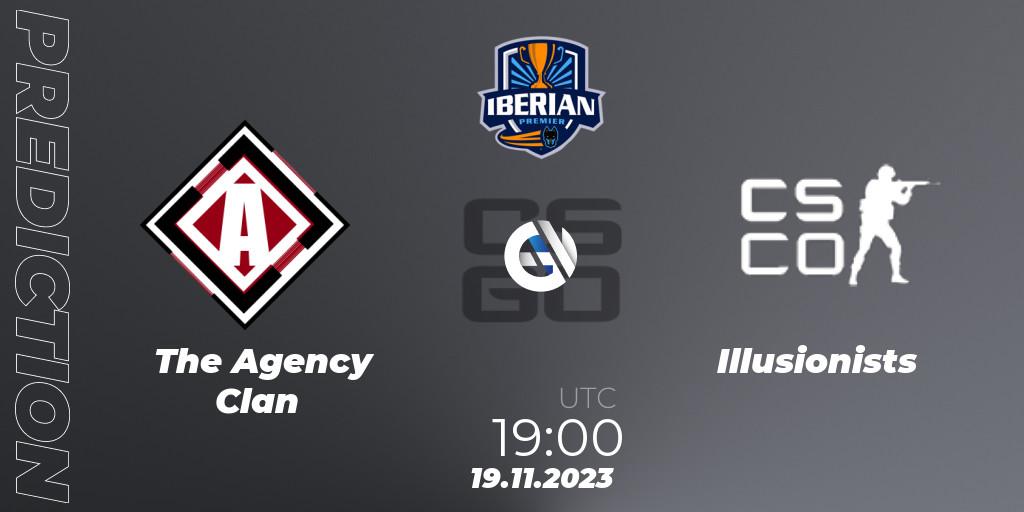 The Agency Clan - Illusionists: прогноз. 19.11.2023 at 19:00, Counter-Strike (CS2), Dogmination Iberian Premier 2023: Online Stage
