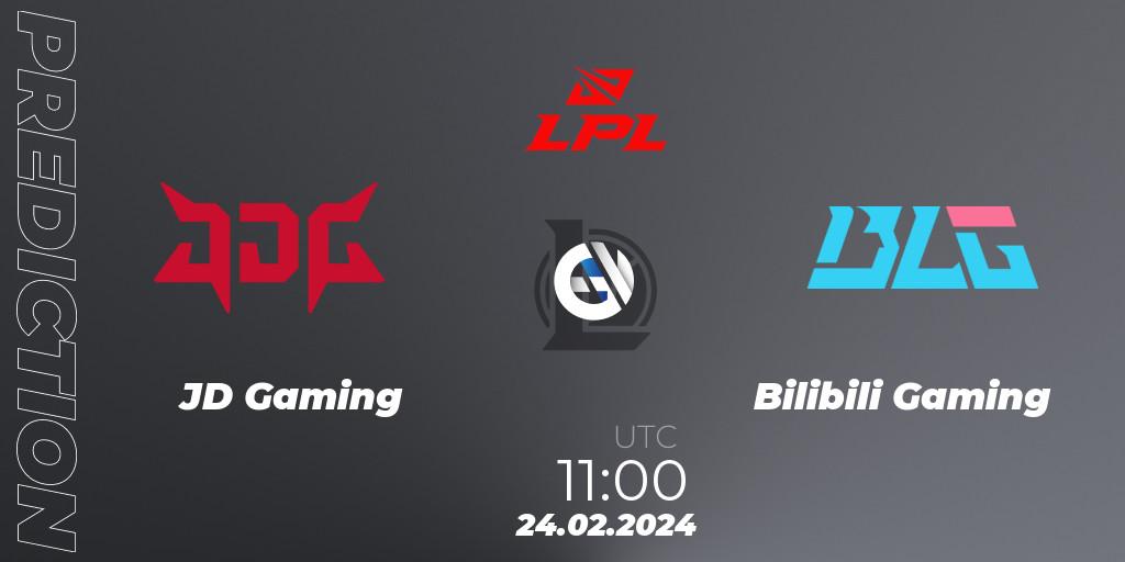 JD Gaming - Bilibili Gaming: прогноз. 24.02.2024 at 11:00, LoL, LPL Spring 2024 - Group Stage