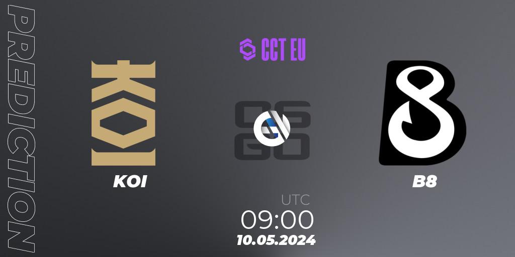 KOI - B8: прогноз. 09.05.2024 at 09:00, Counter-Strike (CS2), CCT Season 2 Europe Series 2 