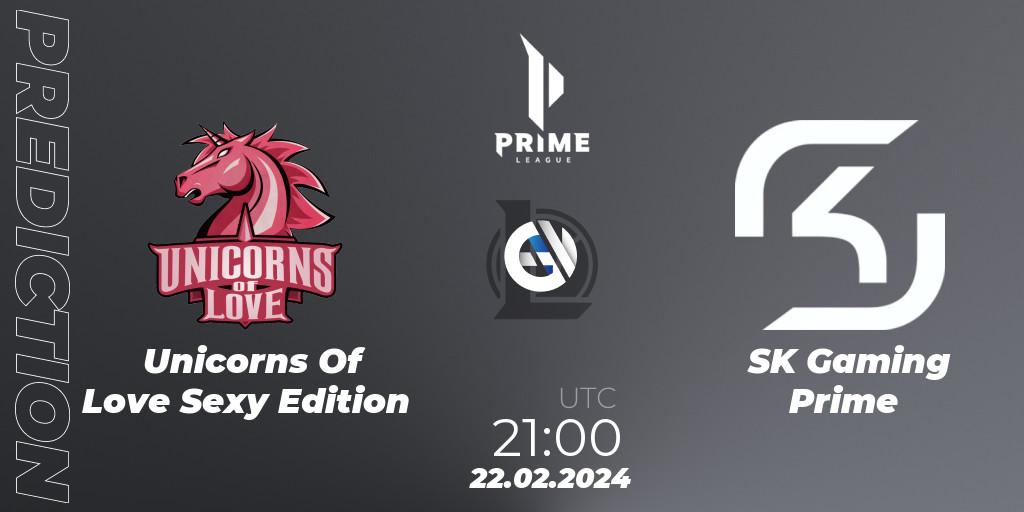 Unicorns Of Love Sexy Edition - SK Gaming Prime: прогноз. 22.02.24, LoL, Prime League Spring 2024 - Group Stage