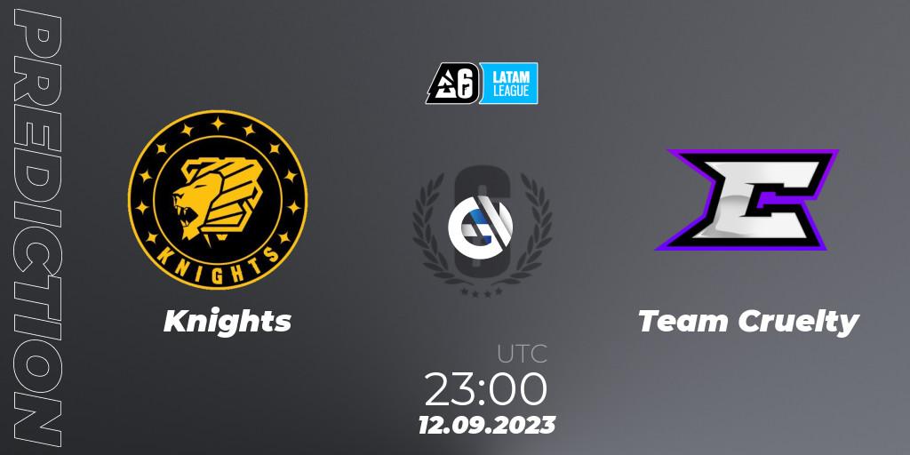 Knights - Team Cruelty: прогноз. 12.09.2023 at 23:00, Rainbow Six, LATAM League 2023 - Stage 2