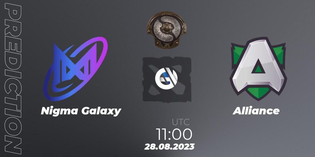Nigma Galaxy - Alliance: прогноз. 28.08.2023 at 12:00, Dota 2, The International 2023 - Western Europe Qualifier