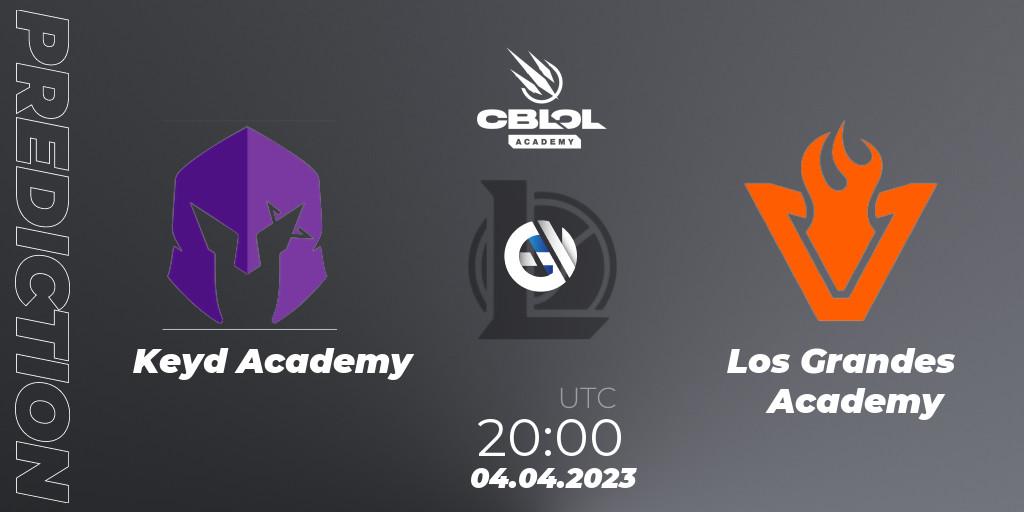 Keyd Academy - Los Grandes Academy: прогноз. 04.04.23, LoL, CBLOL Academy Split 1 2023