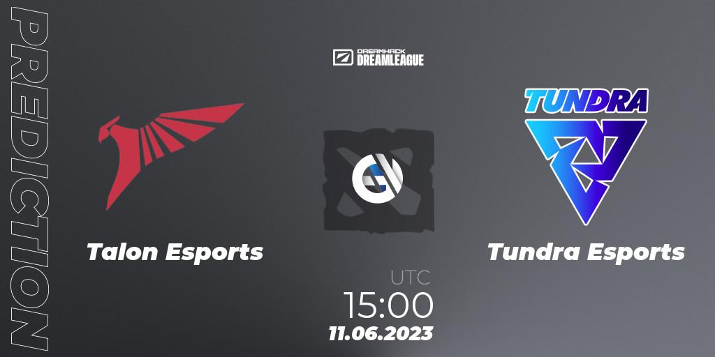 Talon Esports - Tundra Esports: прогноз. 11.06.23, Dota 2, DreamLeague Season 20 - Group Stage 1