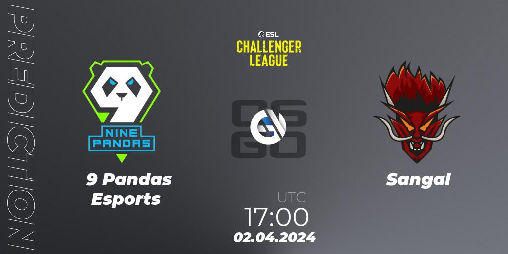 9 Pandas Esports - Sangal: прогноз. 02.04.24, CS2 (CS:GO), ESL Challenger League Season 47: Europe