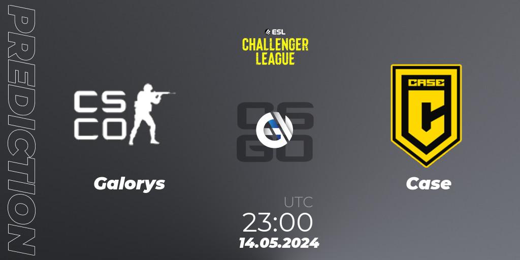Galorys - Case: прогноз. 14.05.2024 at 23:15, Counter-Strike (CS2), ESL Challenger League Season 47: South America
