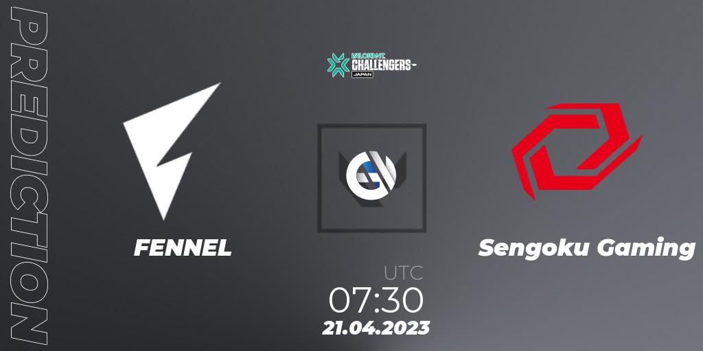 FENNEL - Sengoku Gaming: прогноз. 21.04.23, VALORANT, VALORANT Challengers 2023: Japan Split 2 Group stage