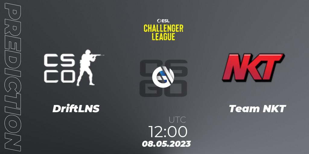 DriftLNS - Team NKT: прогноз. 08.05.2023 at 12:00, Counter-Strike (CS2), ESL Challenger League Season 45: Asia-Pacific